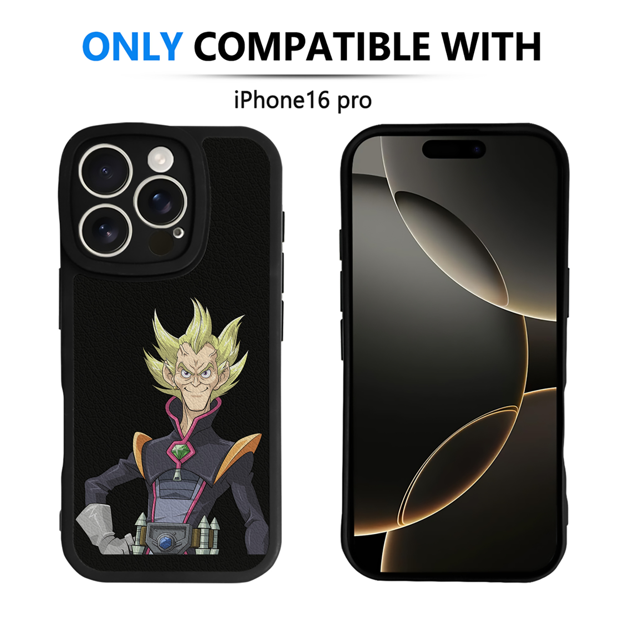 遊☆戯☆王 Yu-Gi-Oh! 【iPhone 16シリーズ対応】シリコンスマホケース（レザー調） 材質：シリコン